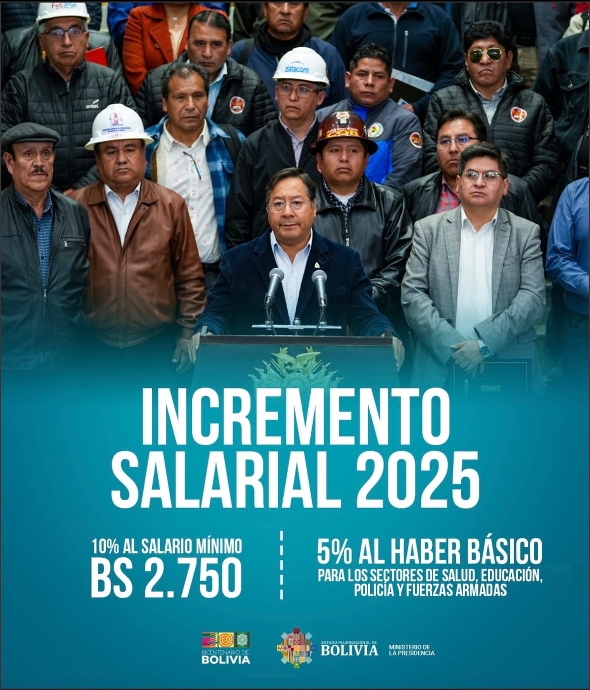 Incremento Salarial en Bolivia: Gobierno y COB Acuerdan 10% de Aumento al Salario Mínimo en Medio de Críticas Empresariales